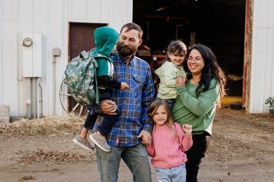 Nevada essentials family in farm
